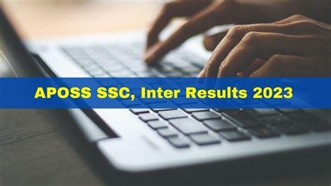 APOSS SSC Inter Results 2023 For Recounting Reverification Out At