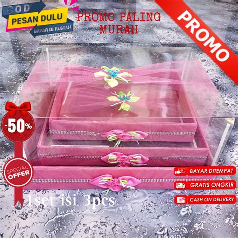 Jual Kotak Seserahan Pernikahan Set Lengkap Isi Box Hantaran Parcel