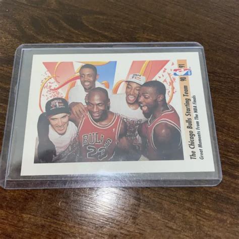 Skybox Michael Jordan The Chicago Bulls Starting Team Championship