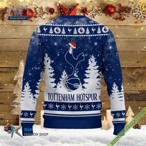 Tottenham Hotspur Logo Ugly Christmas Sweater Boomcomeback