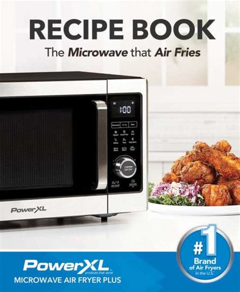 Powerxl Microwave Air Fryer Plus Recipe Book Quick Start Guide