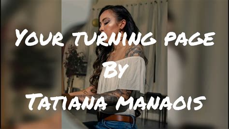 Tatiana Manaois Your Turning Page Lyrics ️🥰📌 Youtube