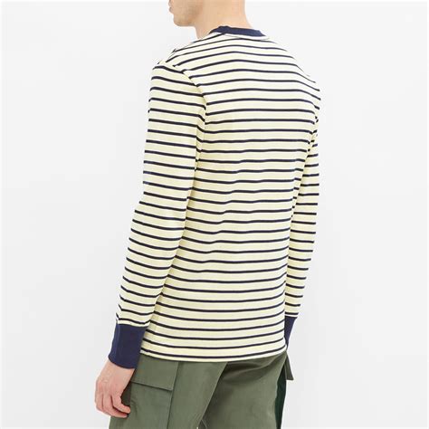 Aimé Leon Dore Long Sleeve Stripe T Shirt Sky Captain End Jp