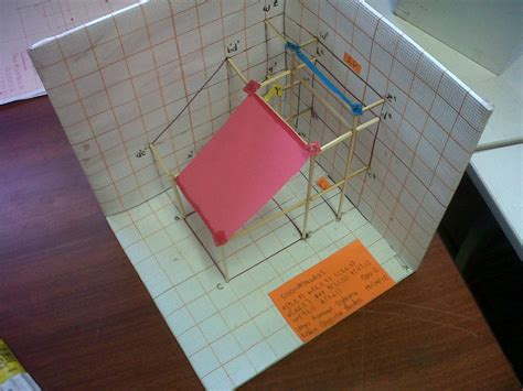 Plano Inclinado En Maqueta Geometr A Del Espacio Geometr A