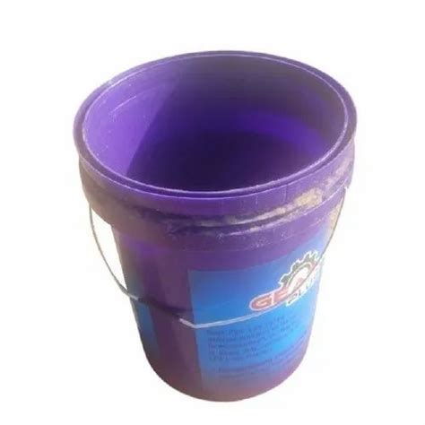 Blue 20 L Water Storage Plastic Bucket For Household Unbreakable At