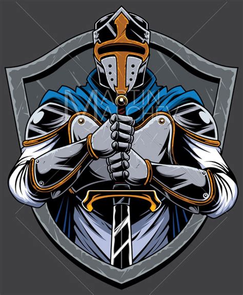 Knight Warrior Mascot