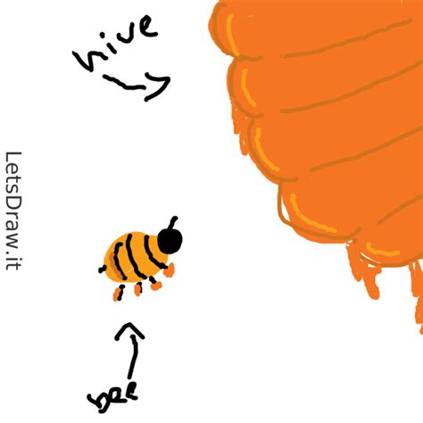 How To Draw Bee Hive Fj6nqghoqpng Letsdrawit