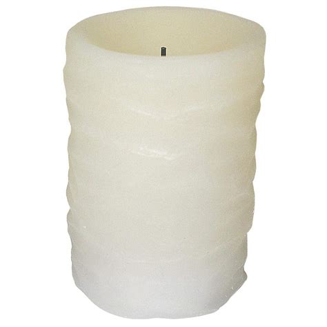 Gerson 42964 Carved Flameless Led Wax Candle