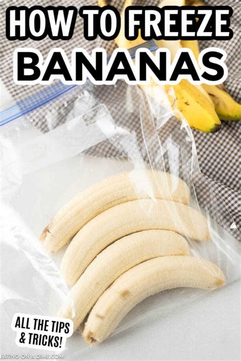 Learn How To Freeze Bananas So You Can Easily Use Them For Smoothies Or