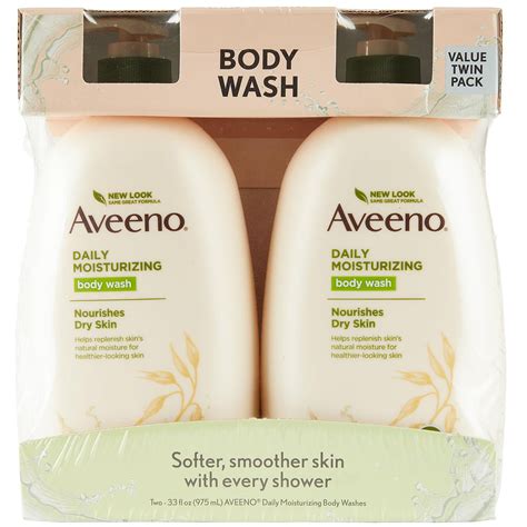 The Aveeno Daily Moisturizing Body Wash 33 Fl Oz 2 Pk