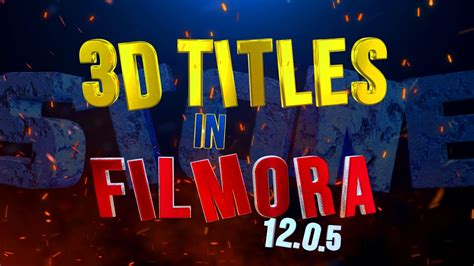 Awesome D Titles In Filmora D Text In Filmora Filmora