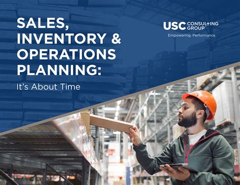 Sales Inventory And Operations Planning Its About Time