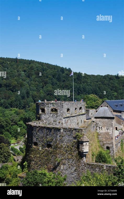 Belgium Ardennes Bouillon Bouillon Castle Stock Photo Alamy