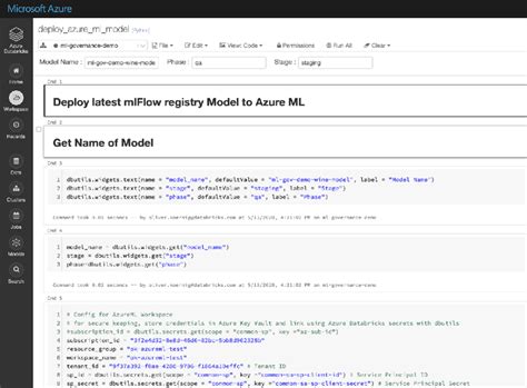 How To Use Azure Databricks And Mlflow To Automate The Ml Lifecycle