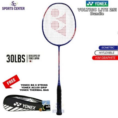 Jual New Full Set Raket Badminton Yonex Voltric Lite 25i 25 I 5U G5