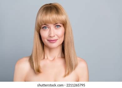 Portrait Perfect Ideal Mature Lady Enjoy Stock Photo 2211265795
