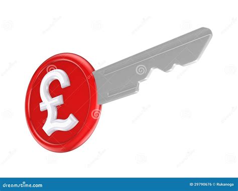 Pound Sterling Sign On A Key Stock Photo Image Of Safe Door 29790676