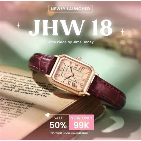 Jual PROMO JAM TANGAN WANITA EXCLUSIVE JIMS HONEY JHW 18 JHW18 JH18 JAM