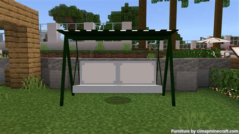 Outdoor Minecraft Furniture Minecraft Bedrock Map