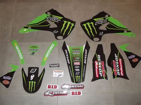 Kit déco KAWASAKI KX 125 250 2003 à 2012 Rd2shop