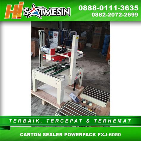 Jual Mesin Lakban Kardus Fxj Powerpack Semi Automatic Carton