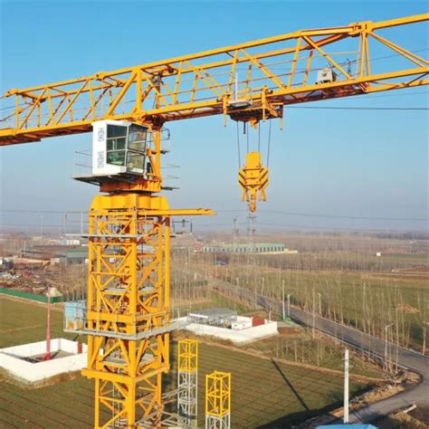 Construction Building Qtz160 10 Ton 6516 L46A Mast Topless Tower Crane