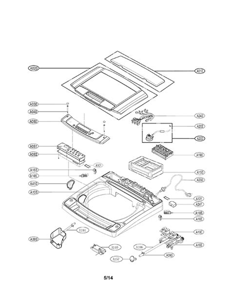 Lg Top Loader Washing Machine Parts Diagram Reviewmotors Co