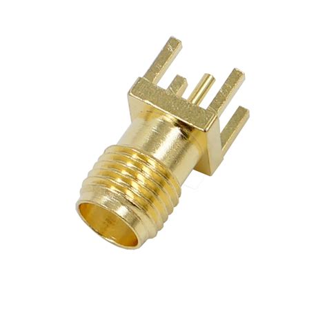 Pcs Sma Female Jack Adapter Solder Edge Pcb Straight Mount Rf Copper