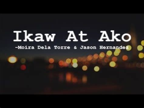 What Is The Meaning Of The Song Ikaw At Ako