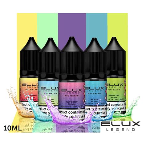 Elux Legend Nic Salts Ml E Liquid Vaping Wizard