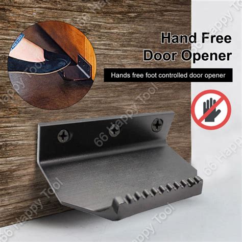 Hand Free Door Opener Touchless Foot Operated Handle Pembuka Pintu