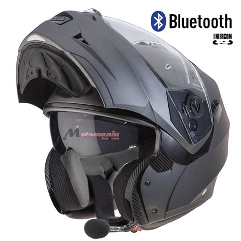 Casco CABERG Duke II Matt Antracita Bluetooth Intercom Motomania