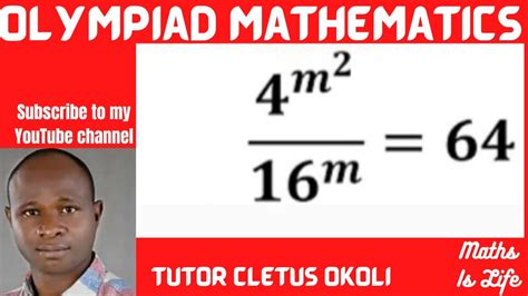 Mathematical Olympiad Question Learn This Simple Trick On How To Solve Exponential Equation