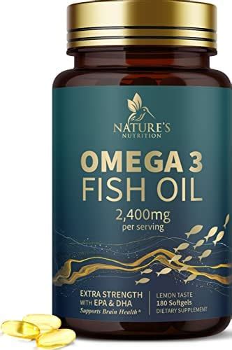 Suplemento De Aceite De Pescado Nature S Nutrition 2400 Mg De Omega 3