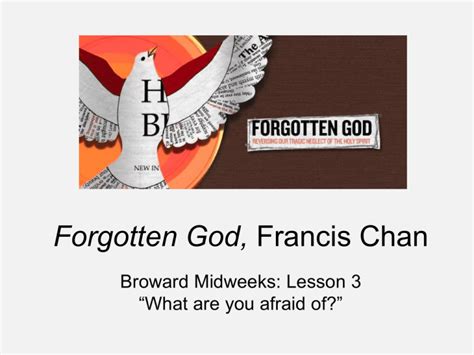 Forgotten God by Francis Chan