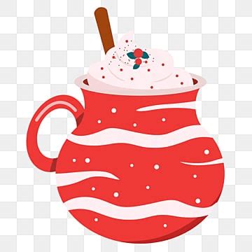 Hot Cocoa Hd Transparent Red Cloud Cup Of Christmas Hot Cocoa Red