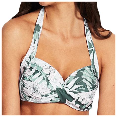 Seafolly Copacabana Twist Soft Cup Halter Bikini Top Damen Online