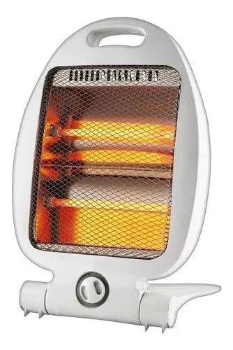 Estufa Electrica Infrarroja Velas Cuarzo Calor Uniforme