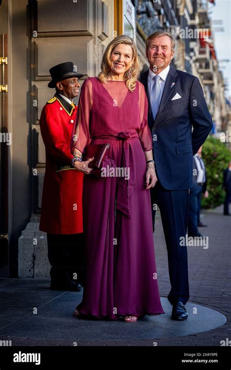 Amsterdam Niederlande Mai Amsterdam K Nig Willem Alexander Und