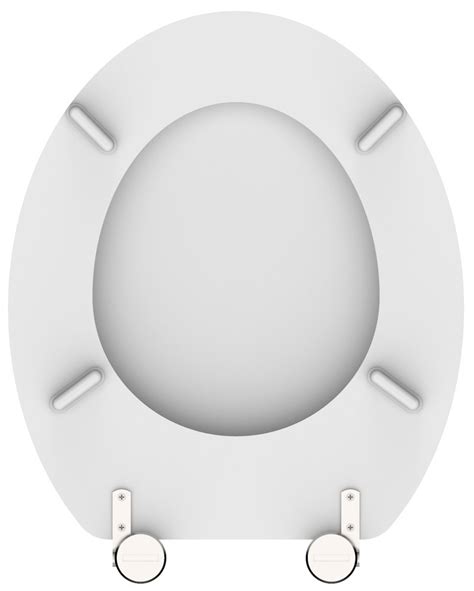 Schütte Abattant WC WHITE avec noyau en bois blanc