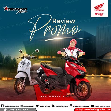 Review Promo Bintang Motor Bulan September Honda Bintang Motor