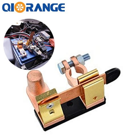 Qiorange Battery Disconnect Knife Blade Switch Top Post Top Terminal Car Battery Cut Off Shut