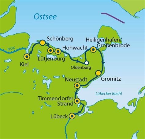 Ostseeradweg von Kiel bis Lübeck Radtour planen in 2024 Urlaub