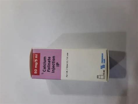 Fresenius kabi Calcium Folinate Injection, Dosage Form: 50 mg, Packaging: Box at Rs 300/vial in ...