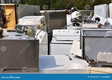 Appliance Recycling Stock Image Image Of Heap Environmental 125127219