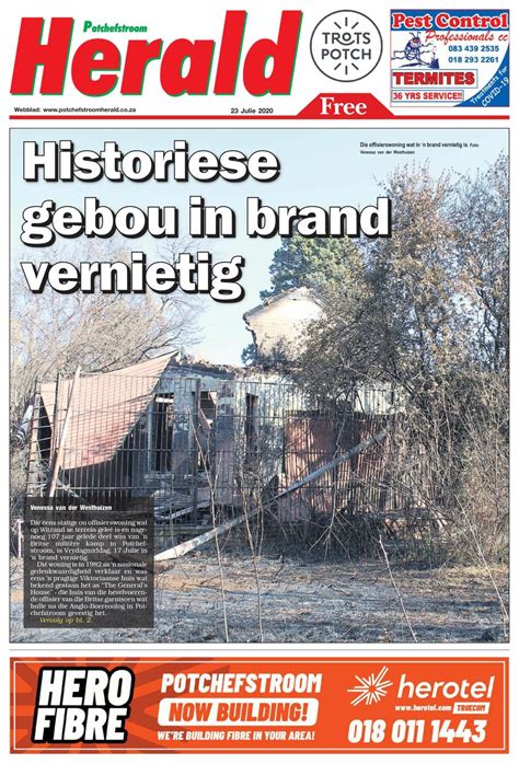 Potchefstroom Herald July 23 2020 Newspaper Get Your Digital