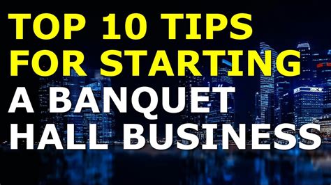 Starting A Banquet Hall Business Tips Free Banquet Hall Business Plan