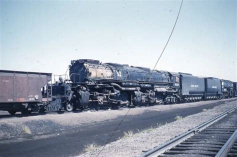 UNION PACIFIC UP 4024 Railroad Steam Locomotive Train Original 1958