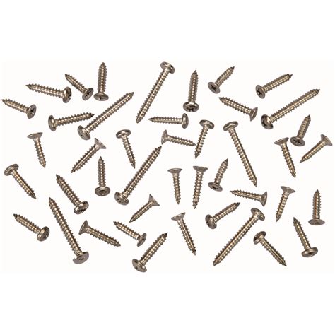 Stainless Steel Sheet Metal Screw Set - 320 Piece