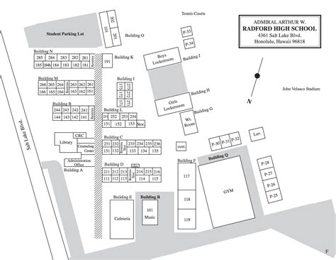 Radford High School Campus Map - Map